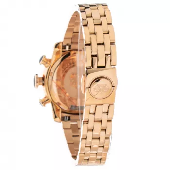 GLAM ROCK Woman GR31112 40mm Swiss Quartz Chronograph Uhr Weißes Leder