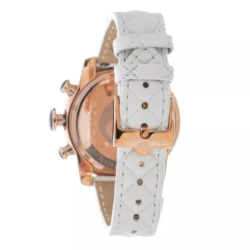 GLAM ROCK Damen Quarzuhr GR32166R 44mm Weißes Silikonarmband