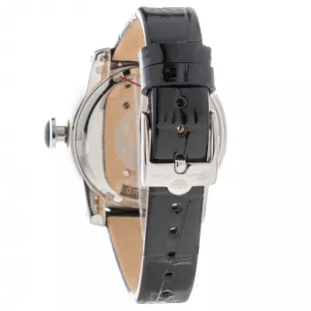 GLAM ROCK Damenuhr GR32018-BB (44mm) - Swiss Quartz, schwarze Keramiklünette, Silikonarmband