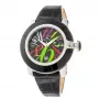 GLAM ROCK Damenuhr GR32018-BB (44mm) - Swiss Quartz, schwarze Keramiklünette, Silikonarmband