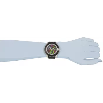 GLAM ROCK Damenuhr GR32018 Miami Collection 44mm Swiss Quartz Edelstahl Leder Schwarz