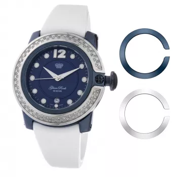 GLAM ROCK Damenuhr GR32049D 44mm Edelstahl Swiss Quarz Chronograph