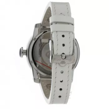 GLAM ROCK Damenuhr GR32050 44mm Swiss Quarz Chronograph Weißes Silikonarmband