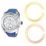 GLAM ROCK Damenuhr GR32080 Miami 44mm Swiss Quartz Weiß Silikon