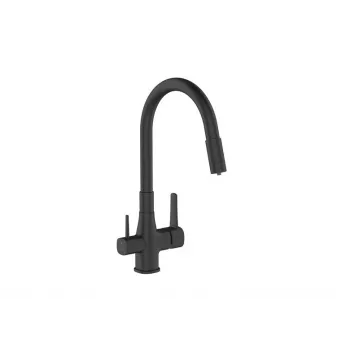 Glamour Handmixer Schwarz 400W mit Filter