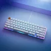 Glorious GMMK 2 Compact Tastatur - Fox Switches, Nordisches Layout, Weiß