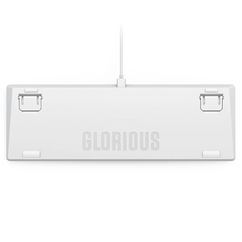 Glorious GMMK 2 Full-Size Tastatur - Fox Switches, NO-Layout, Weiß