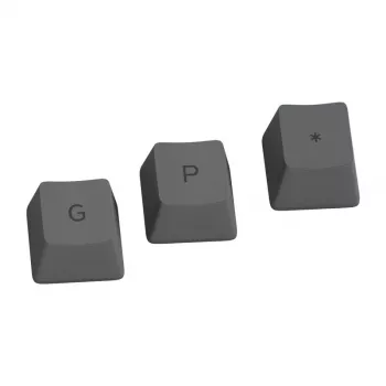 Glorious GPBT Keycaps - 115 PBT Tastenkappen, ISO, ES Layout, Black Ash