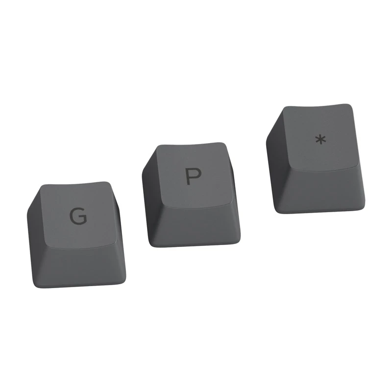 Glorious GPBT Keycaps - 115 PBT Tastenkappen, ISO, ES Layout, Black Ash
