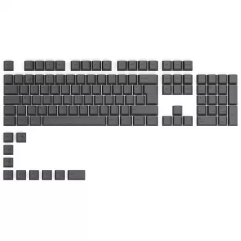 Glorious GPBT Keycaps - 115 PBT Tastenkappen, ISO, ES Layout, Black Ash