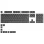 Glorious GPBT Keycaps - 115 PBT Tastenkappen, ISO, ES Layout, Black Ash