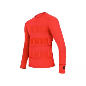 Glovii GJ1RM beheiztes Baselayer-T-Shirt, Langarm, Rundhalsausschnitt, 92% Polyester, 8% Elasthan