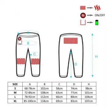 GLOVII GP1CM Heizunterhose Grün