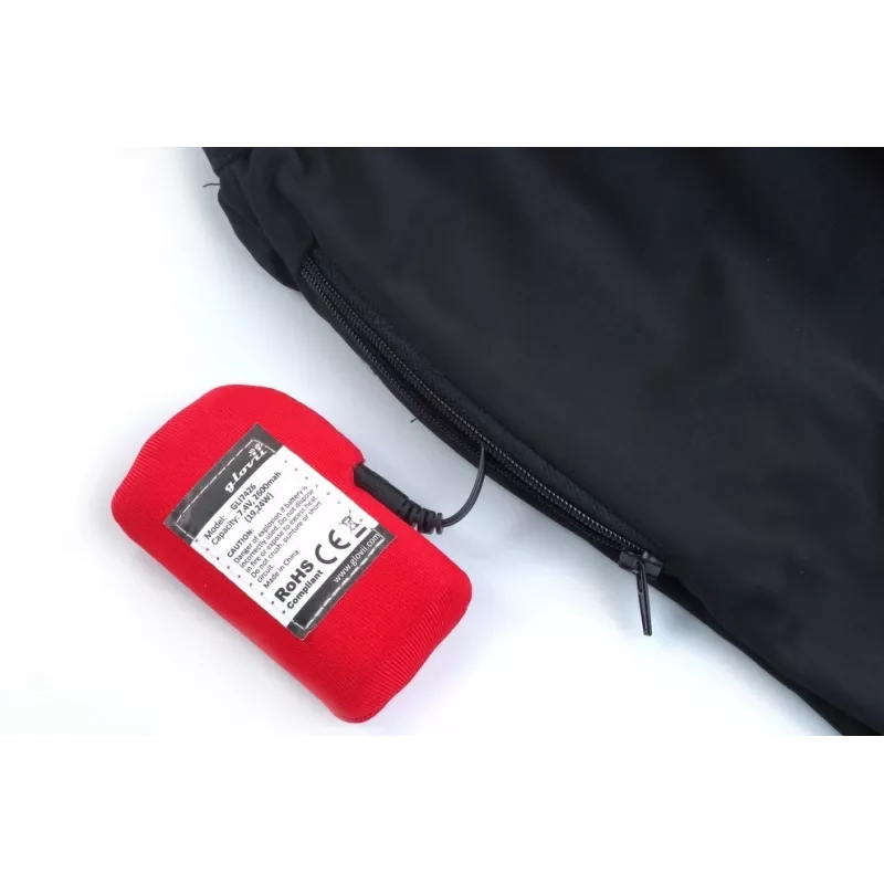GLOVII GP1M Heizbare Unterhose Schwarz/Rot