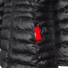 Glovii GTFBL Damen beheizte Softshelljacke mit Carbonfaser-Heizung, 3 Modi, wiederaufladbarer Akku, Schwarz