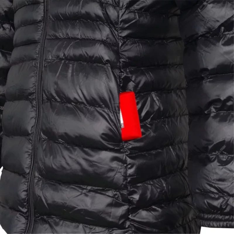 Glovii GTFBL Damen beheizte Softshelljacke mit Carbonfaser-Heizung, 3 Modi, wiederaufladbarer Akku, Schwarz