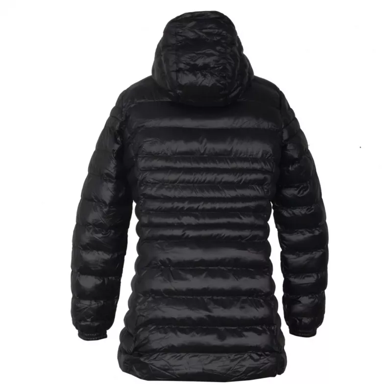 Glovii GTFBL Damen beheizte Softshelljacke mit Carbonfaser-Heizung, 3 Modi, wiederaufladbarer Akku, Schwarz