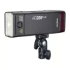 Godox AD200Pro II Taschenblitz-Kit mit Bare Bulb & Fresnel Head, 200Ws, TTL/HSS, 2,4GHz X System