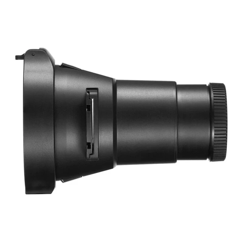 GODOX AK-R21 Projektionsvorsatz für Rundkopf-Blitzgeräte mit 65mm Objektiv, 8 Gobos, Farbfiltern, Magnetmontage