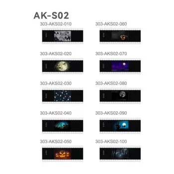 Godox AK-S02 2er-Schieber-Set für AK-R1 Kit – Jalousie- und Punktmuster-Kreativ-Effekt-Schieber