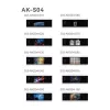 Godox AK-S04 Slide Set – 6 Edelstahl-Gobo-Muster für AK-R1 Rundblitzkopf