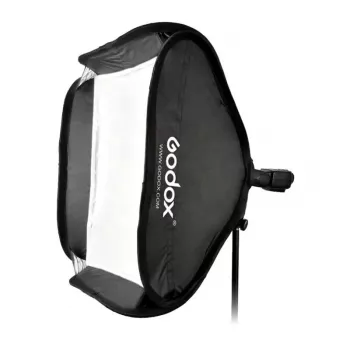 Godox SFGV8080 80x80cm Silver Grid Softbox mit Bowens Mount, 40° Grid, Innen- und Außendiffusor, Schnellaufbau