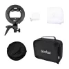 Godox SFUV6060 S-Type Speedlite Bracket mit 60x60cm Softbox und Tragetasche Kit
