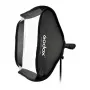 Godox SFUV6060 S-Type Speedlite Bracket mit 60x60cm Softbox und Tragetasche Kit