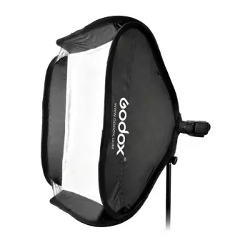 Godox SFUV8080 Softbox 80 x 80 cm mit S-Typ Speedlite-Halterung und Tragetasche