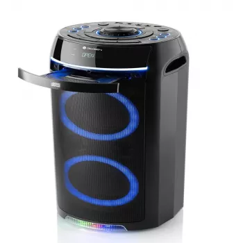 Gogen BPS736CD Bluetooth-Lautsprecher mit CD, FM-Radio, USB, AUX, Schwarz