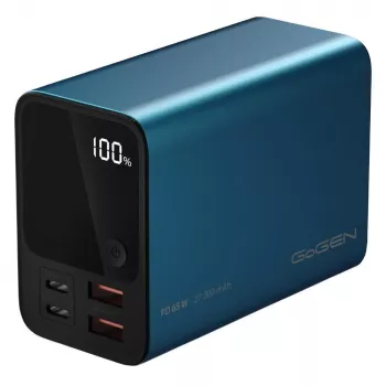 GoGen PB270001BL Power Bank 27000 mAh Blau