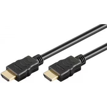 Goobay 80103 Soft HDMI High-Speed Cable with Ethernet 2 m Schwarz
