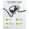 Goobay 80105 Soft High-Speed HDMI-Kabel mit Ethernet - 5m Schwarz