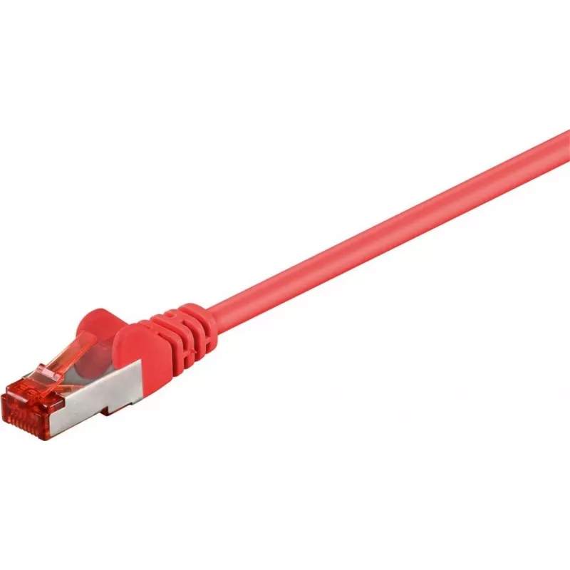 Goobay CAT 6 S/FTP (PiMF) Patchkabel, Rot, 5 m - CCA