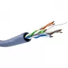 Goobay Cat 6a U/UTP Netzwerkkabel, 305 m, Kupfermassiv, AWG 23, LSZH, Blau (96097)