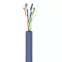 Goobay Cat 6a U/UTP Netzwerkkabel, 305 m, Kupfermassiv, AWG 23, LSZH, Blau (96097)