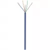 Goobay CAT 6a U/UTP Netzwerkkabel 50 m Blau - Massivkupfer, AWG 23/1, LSZH (96092)