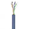 Goobay CAT 6a U/UTP Netzwerkkabel 50 m Blau - Massivkupfer, AWG 23/1, LSZH (96092)