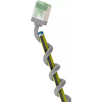 Goobay CAT 8.1 Ultra-Flexibles Slim U/FTP Patchkabel, Grau, 0,25 m 74344