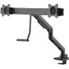 GOOBAY Dual Monitor Desk Mount Office (Schwarz)