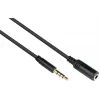 Good Connections 3,5mm 4-poliges TRRS Audio-Verlängerungskabel, Stecker auf Buchse, 1,5m, Schwarz AS-35V4B15