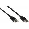 Good Connections Alcasa USB 2.0 Kabel A auf A, 0,5 m, Schwarz