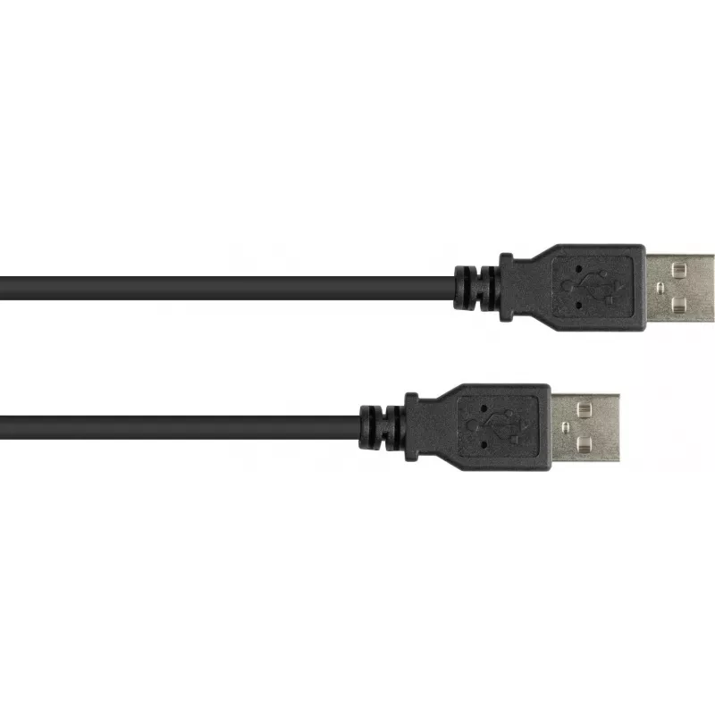 Good Connections Alcasa USB 2.0 Kabel A auf A, 0,5 m, Schwarz