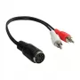 Good Connections Audio Adapter 5-pin DIN Buchse auf 2x RCA Stecker - 0,2 m