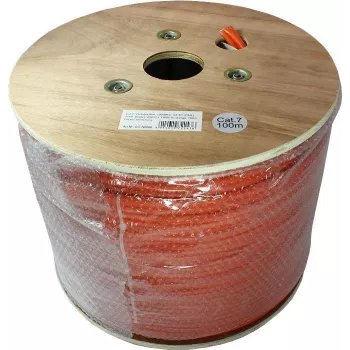Good Connections Cat.7 S/FTP PiMF Installationskabel, Duplex, AWG23, FRNC-B, Orange, 100m