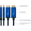 Good Connections GC 4520-CSF015B USB-C auf HDMI Adapterkabel, 4K@60Hz, 1,5m, Schwarz
