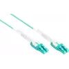 Good Connections OM3 Duplex LC/LC Uniboot LWL-Patchkabel, 50/125µm, LSZH, Aqua, 5m LW-U805LC3