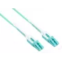Good Connections OM3 Duplex LC/LC Uniboot LWL-Patchkabel, 50/125µm, LSZH, Aqua, 5m LW-U805LC3