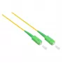 Good Connections OS2 Singlemode Glasfaser-Patchkabel LC/SC Duplex 9/125µm 3m Gelb
