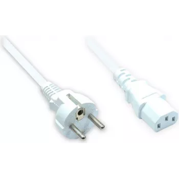 Good Connections Netzkabel CEE 7/7 auf C13 Weiß 1,5m 1501-015W